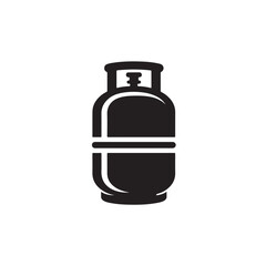 Minimalist Vector of a Gas Cylinder