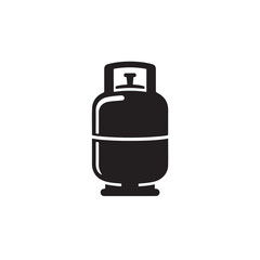 Minimalist Vector of a Gas Cylinder