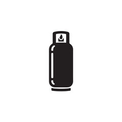 Minimalist Vector of a Gas Cylinder