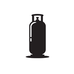 Minimalist Vector of a Gas Cylinder