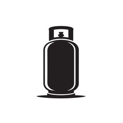 Minimalist Vector of a Gas Cylinder