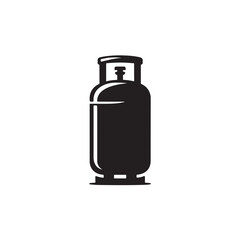 Minimalist Vector of a Gas Cylinder