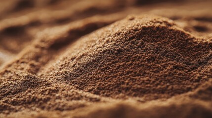 Abstract Cocoa Powder Background. Generative AI