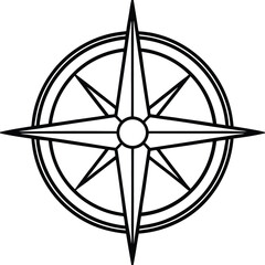 Digital png illustration of compass on transparent background