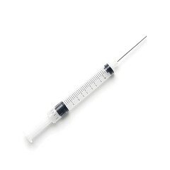 Medical syringe graphics realistic 