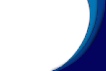 深い青のグラデーションカーブが特徴のモダンな背景デザイン フレーム| Modern Background Design with Deep Blue Gradient Curves