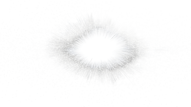 Bright Starburst Light Effect.