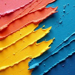 Multicolored abstract paint strokes with textured ombre effect, style, colorful, ombre