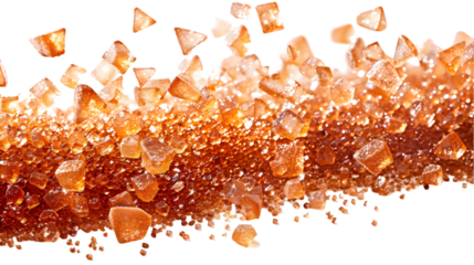 Brown Sugar Crystals Burst.