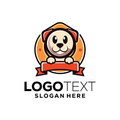 vector illustration of a dog in a hat