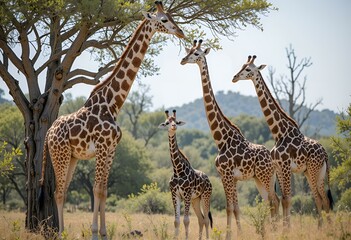 Obraz premium giraffe in the wild