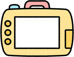 유치원 어린이집 카메라 도안 일러스트