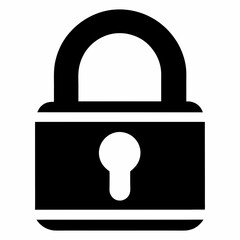lock icon vector illustration