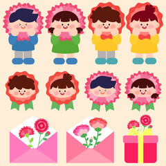 다양하고 귀여운 카네이션 꽃 장식