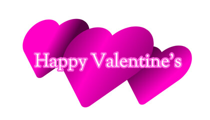 valentine's greeting text illustration