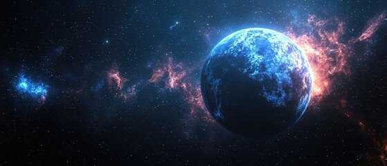 Obraz premium Celestial Sphere A Cosmic Panorama