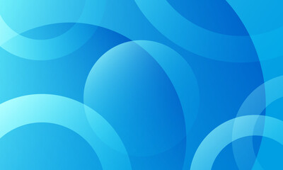 Abstract light blue background with circles. Eps10 vector