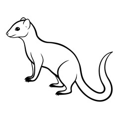 Download Mongoose Silhouette Vector Art And Illustration Eps File For Design.