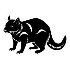 Download Tasmanian Devil  Silhouette Vector Art And Illustration Eps File For Design.