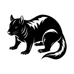 Download Tasmanian Devil  Silhouette Vector Art And Illustration Eps File For Design.