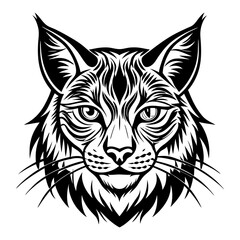 Download Lynx Vector Silhouette Art And Illustration  Eps File For Design.