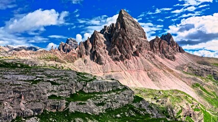 Dramatic Peaks of the Sexten Dolomites Alps