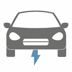 Electric Vehicle Charging Simple Illustration For Sustainable Energy Usage