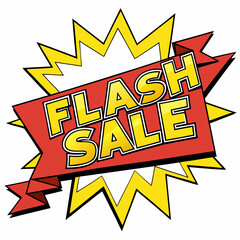 Flash Sale Vector Illustration For Advertising And Marketing Promotion Design Template