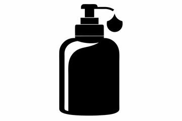 Soap Foam Bottle Silhouette