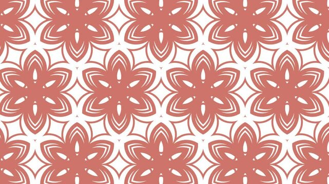 original pattern with lace decorative ornament. motion loop