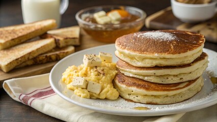 pancakes with chocolate