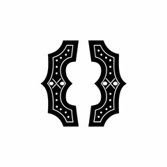 creative details Coding brackets icon Vector Illustration