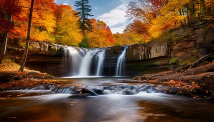 Fall waterfall