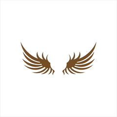icon wing illustration design trendy