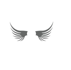 icon wing illustration design trendy