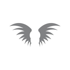 icon wing illustration design trendy