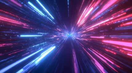 Striking Digital Transformation Concept with Futuristic Cyber Innovation