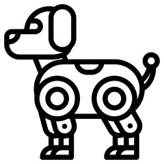 Obraz premium Robotic Icon