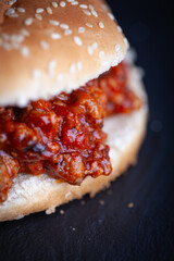 Sloppy Joe sandwich.