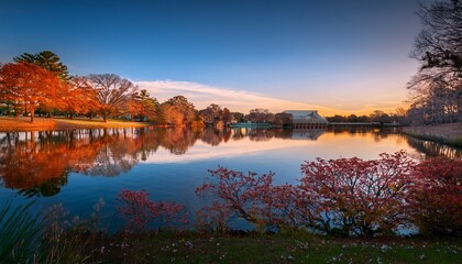 Evening reflections at Wilde Lake in Columbia Maryland