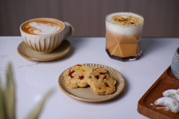 coffee and cookies