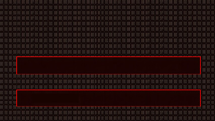 Three-tiered digital defense lattice in black/red, showing firewall layers and attack vectors