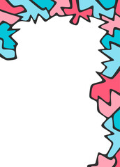 Abstract background with colorful wavy line pattern and with some copy space area. Birthday themed wallpaper
