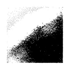 Fototapeta premium Halftone Noise Stipple pointillism background. Grain gradient texture background with dots. Dotwork gradient halftone pattern. Sand, grain, grunge stipple effect. Abstract texture, engraved overlay 