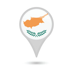 Cyprus Pin on the Map