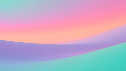 Fluid pastel gradient background with flowing wave forms. Smooth and calming design ideal for branding or tech