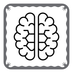 Brain Circuit Diagram Symbo