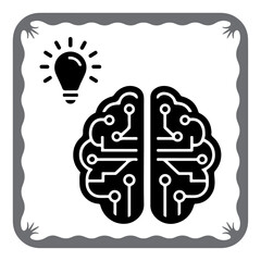 Brain Circuit Diagram Symbo