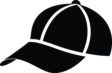cricketer s cap vector icon