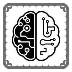 Smart Circuit Brain Graphic